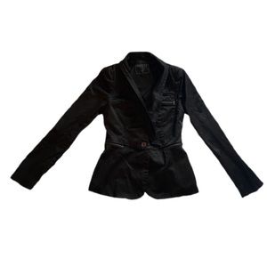 Guess size 4 light fitted jacket in black